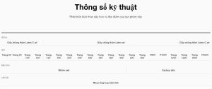 Thông số kt nhám nc